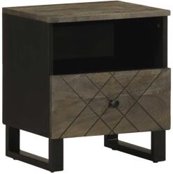 vidaXL Noptiera, negru, 40x33x46 cm, lemn masiv de mango GartenMobel Dekor (4017690)