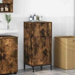 vidaXL Dulap de Baie Stejar afumat 39.5 x 36 x 88 cm Lemn compozit GartenMobel Dekor (883399)