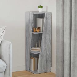 vidaXL Raft lateral Gri Sonoma 33 x 32 x 100, 5 cm Lemn compozit GartenMobel Dekor (892423) Biblioteca