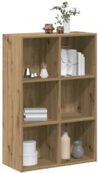 vidaXL Dulap cu carti/Dulap pentru stejar Artisan Lemn prelucrat GartenMobel Dekor (855827) Biblioteca
