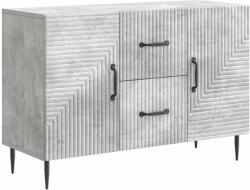 vidaXL Bufet cu sertar Gri Beton 89 x 34, 5 x 60 cm Lemn prelucrat GartenMobel Dekor (894888) Comoda