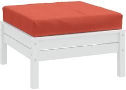 vidaXL Perna de paleti, melanj rosu, 60x60x10 cm, material textil GartenMobel Dekor (4002669)