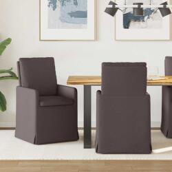 vidaXL Scaune de dining 2 pcs Maro închis 57 x 67 x 98 cm tesatura GartenMobel Dekor (42017920)