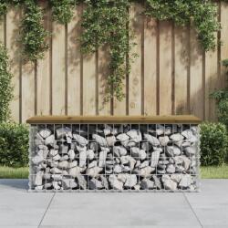 vidaXL Banca gradina, design gabion, 103x44x42 cm, lemn pin impregnat GartenMobel Dekor (834361)
