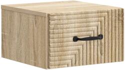 vidaXL Noptiera suspendata stejar sonoma cu sertar, 34, 5 x 33 x 20 cm (898599)