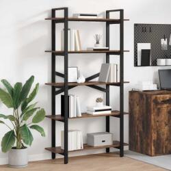 vidaXL Raft pentru carti Stejar fumuriu 100 x 33, 5 x 178 cm GartenMobel Dekor (883936) Biblioteca