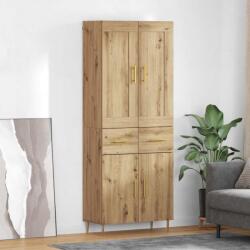 vidaXL Bufet Stejar Artizanal 69, 5 x 34 x 180 cm Lemn compozit GartenMobel Dekor (3415859) Comoda