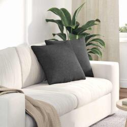 vidaXL Perne pentru canapea 2 pcs Gri închis 45 x 45 cm GartenMobel Dekor (42013947)