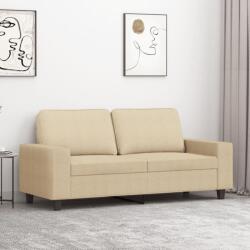 vidaXL Canapea cu 2 locuri, crem, 140 cm, material textil GartenMobel Dekor (359393) Canapea