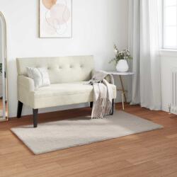 vidaXL Covor din Blana Faux de Iepure Olite Bej 80 x 150 cm Poliester GartenMobel Dekor (42021632) Covor
