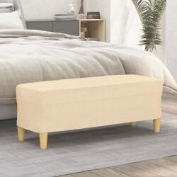 vidaXL Banca, crem, 100x35x41 cm, textil GartenMobel Dekor (349377)
