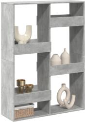 vidaXL Separator de camera, gri beton, 100x33x135 cm, lemn prelucrat GartenMobel Dekor (3309558) Biblioteca