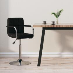 vidaXL Scaun de bar, negru, material textil GartenMobel Dekor (334549)