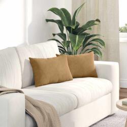 vidaXL Perne pentru canapea 2 pcs Maro 50 x 30 cm GartenMobel Dekor (42013635)