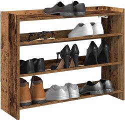 vidaXL Pantofar, Lemn vechi, 80x25x62 cm, lemn compozit GartenMobel Dekor (859921) Pantofar