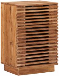 vidaXL Noptiera din lemn masiv de acacia, 3 sertare, 40x30x60 cm, natur (42020059)