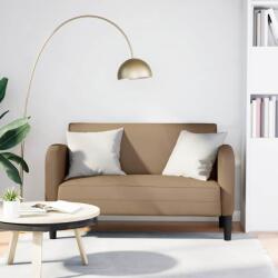vidaXL Canapea cu doua paturi Cappuccino 110 cm piele artificiala GartenMobel Dekor (4100540) Canapea