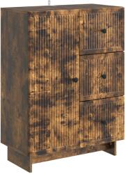 vidaXL Bufet cu sertar Stejar fumuriu 66 x 34, 5 x 90 cm Lemn prelucrat GartenMobel Dekor (893940) Comoda