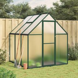 vidaXL Sere cu cadru de baza, verde, 169x169x195 cm, aluminiu GartenMobel Dekor (4005829)