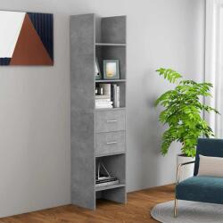 vidaXL Biblioteca, gri beton, 40x35x180 cm, lemn prelucrat GartenMobel Dekor (803420) Biblioteca