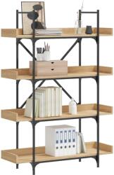 vidaXL Biblioteca 4 niveluri, stejar sonoma, 100x33x145, 5 cm, lemn GartenMobel Dekor (837693) Biblioteca