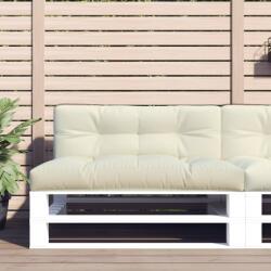 vidaXL Perna de paleti, crem, 120x40x12 cm, material textil GartenMobel Dekor (360625)