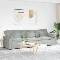 vidaXL Canapea modulara cu perne, gri deschis GartenMobel Dekor (3321099) Canapea