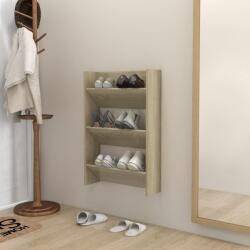 vidaXL Pantofar de perete, stejar sonoma, 60x18x90 cm, PAL GartenMobel Dekor (806765) Pantofar