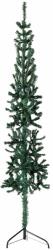 vidaXL Jumatate brad de Craciun subtire cu suport, verde, 120 cm GartenMobel Dekor (344599)