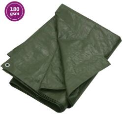 vidaXL Prelata 180 g/m2, verde, 6x12 m, HDPE GartenMobel Dekor (151541)