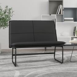 vidaXL Banca, negru, 100x75x76 cm, piele ecologica GartenMobel Dekor (351336)