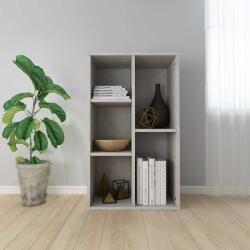 vidaXL Biblioteca/Dulap, gri beton, 50x25x80 cm, lemn prelucrat GartenMobel Dekor (800166) Biblioteca