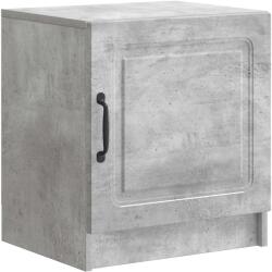 vidaXL Noptiera gri beton cu usa, 43 x 34, 5 x 47 cm, din lemn prelucrat (895721)