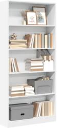 vidaXL Biblioteca, alb, 80x24x176 cm, lemn prelucrat GartenMobel Dekor (857853) Biblioteca