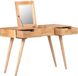vidaXL Masa de toaleta cu oglinda, 112x45x76 cm, lemn masiv acacia GartenMobel Dekor (323590)