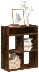 vidaXL Biblioteca, stejar fumuriu, 66x31x80 cm, lemn prelucrat GartenMobel Dekor (860296) Biblioteca