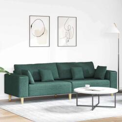 vidaXL Canapea cu perna Verde închis 250 x 77 x 76 cm tesatura GartenMobel Dekor (3335147) Canapea