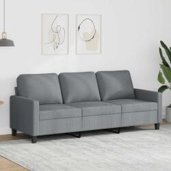 vidaXL Canapea cu 3 locuri, gri deschis, material 180CM textil GartenMobel Dekor (359171) Canapea