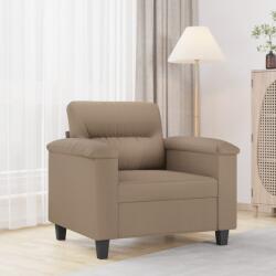 vidaXL Canapea de o persoana, cappuccino, 60 cm, piele ecologica GartenMobel Dekor (359577) Canapea