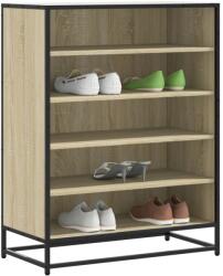 vidaXL Pantofar, stejar sonoma, 75x38x97, 5 cm, lemn prelucrat/metal GartenMobel Dekor (3300871) Pantofar