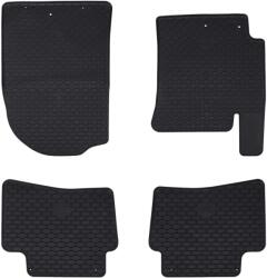 vidaXL Covor pentru masina 4 pcs Negru Cauciuc GartenMobel Dekor (42029130)
