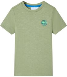 vidaXL Tricou pentru copii, kaki deschis, 128 GartenMobel Dekor (12342)