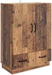 vidaXL Bufet cu sertar Lemn vechi 66 x 34, 5 x 92 cm Lemn prelucrat GartenMobel Dekor (895363) Comoda