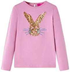vidaXL Tricou pentru copii cu maneci lungi, roz ars, 116 GartenMobel Dekor (13971)