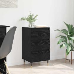 vidaXL Bufet cu sertar Stejar negru 35 x 40 x 70 cm Lemn compozit GartenMobel Dekor (881698) Comoda