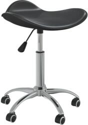 vidaXL Scaun de masa pivotant, negru, piele ecologica GartenMobel Dekor (3088566)