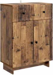 vidaXL Bufet cu sertar Lemn vechi 66 x 34, 5 x 90 cm Lemn prelucrat GartenMobel Dekor (893953) Comoda