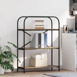 vidaXL Raft pentru carti stejar artizanal 80 x 30 x 109 cm GartenMobel Dekor (879850) Biblioteca