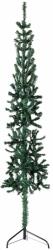 vidaXL Jumatate brad de Craciun subtire cu suport, verde, 210 cm GartenMobel Dekor (344602)