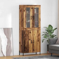 vidaXL Bufet Pe perete Lemn Vechi 69, 5 x 34 x 180 cm Lemn compozit GartenMobel Dekor (3415809) Comoda